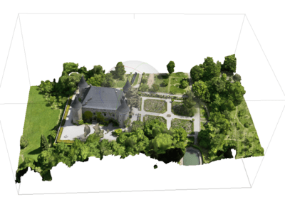 jumeau numérique - reconstitution 3D - patrimoine - monument historique - air drone alpes - architecture - vicomtal - photogrammétrie - drone